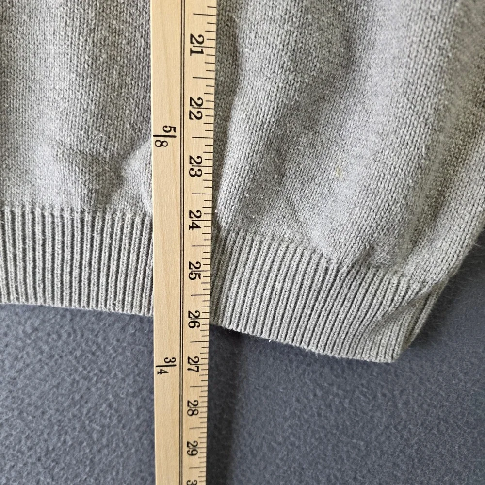 Eddie Bauer Mens XXL Gray Cotton Knit Crewneck Sweater SKU 3321
